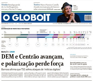 Leia o Jornal o Jornal O Globo do dia 17.11.2020