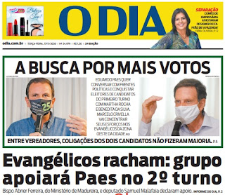 Leia o Jornal o Jornal O Dia do dia 17.11.2020