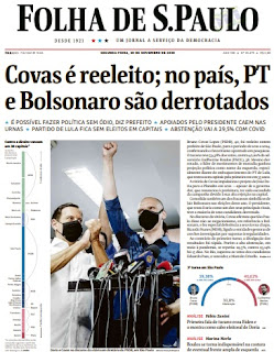 Leia o Jornal Folha de São Paulo de hoje 30.11.2020