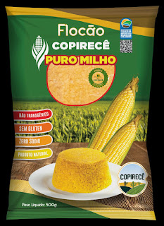 Nova embalagem de Flocão de Milho da agricultura familiar traz selo baiano e QR Code