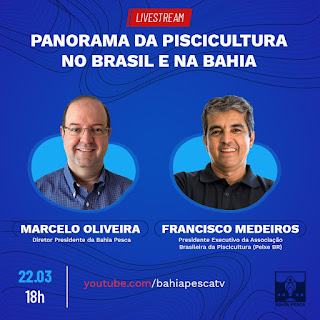 Live debate panorama da piscicultura na Bahia e no Brasil