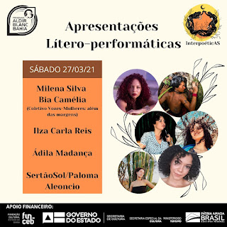 “InterpoéticAS”: apresentações de encontro literário virtual com artistas baianas continuam hoje (27)