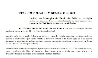 Governo define medidas restritivas para a região norte durante Semana Santa