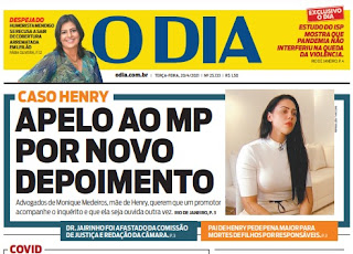 Leia o Jornal O Dia do dia 20.04.2021