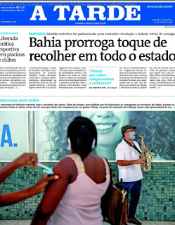 Leia o Jornal A Tarde do dia 20.04.2021