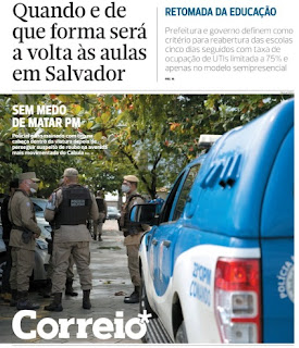 Leia o Jornal Correio da Bahia do dia 20.04.2021