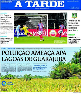 Leia o Jornal A Tarde dia 22.04.2021