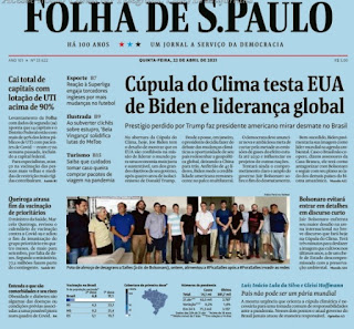 Leia o Jornal de São Paulo dia 22.04.2021