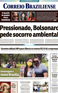 Leia o Jornal Correio Braziliense dia 22.04.2021