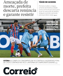 Leia o Jornal Correio da Bahia dia 22.04.2021