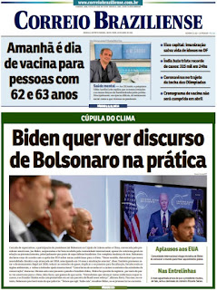 Leia o Jornal Correio Braziliense dia 23.04.2021