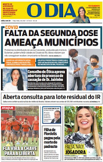 Leia o Jornal O Dia dia 27.04.2021