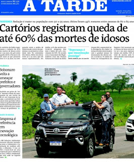Leia o Jornal A tarde dia 27.04.2021