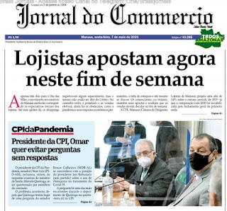 Leia o Jornal o Jornal do Comércio do dia 07.05.2021