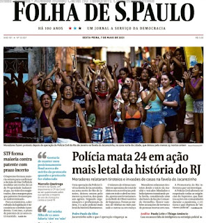  Leia o Jornal o Jornal Folha de São Paulo do dia 07.05.2021