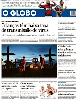 Leia o Jornal o Jornal O Globo do dia 10.05.2021