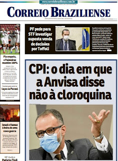 Leia o Jornal Correio Braziliense do dia 12.05.2021