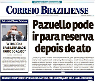 Leia o Jornal Correio Braziliense do dia 24.05.2021
