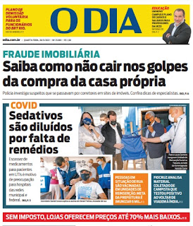 Leia o Jornal O Dia do dia 26.05.2021