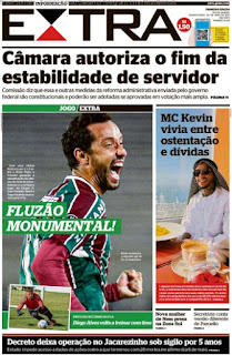Leia o Jornal Extra do dia 26.05.2021