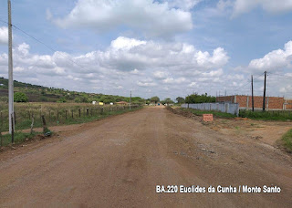 BA-220, entre Euclides da Cunha e Monte Santo, passará por recuperação