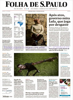 Leia o Jornal Folha de São Paulo do dia 31.05.2021