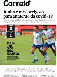 Leia o Jornal Correio da Bahia do dia 02.06.2021