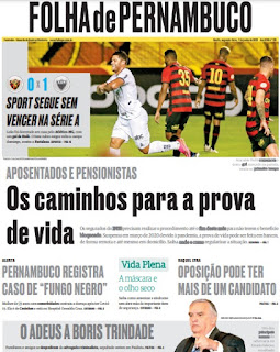Leia o Jornal Folha de Pernambuco do dia 07.06.2021