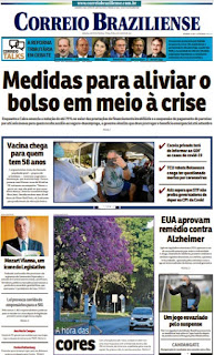 Leia o Jornal Correio Braziliense do dia 08.06.2021