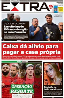 Leia o Jornal Extra do dia 08.06.2021