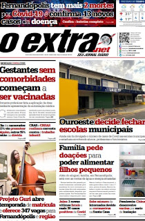 Leia o Jornal Extra do dia 09.06.2021