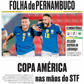 Leia o Jornal Folha de Pernambuco do dia 09.06.2021