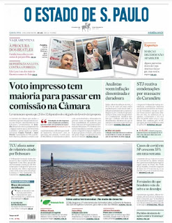 Leia o Jornal Estadão dia 10.06.2021