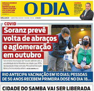 Leia o Jornal O Dia dia 10.06.2021