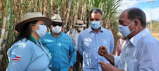Polo Agroindustrial do São Francisco: governador e vice visitam primeira usina que entrará em operação