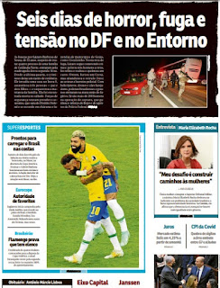 Leia o Jornal Correio Braziliense dia 14.06.2021