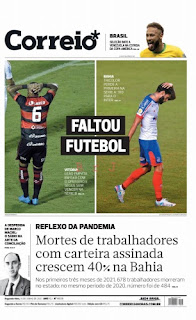 Leia o Jornal Correio da Bahia dia 14.06.2021