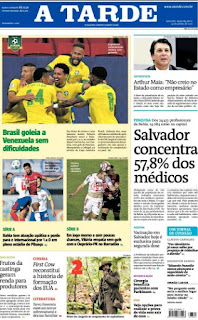 Leia o Jornal A Tarde dia 14.06.2021