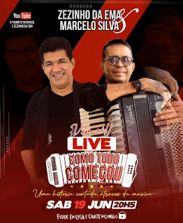 Vem aí a Live de São João com Marcelo Silva e Zezinho da Ema