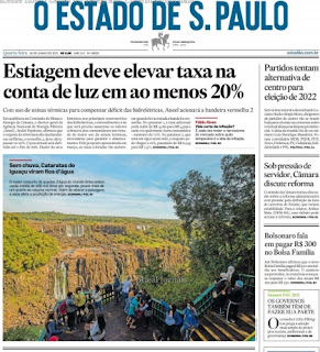 Leia o Jornal Estadão do dia 16.06.2021