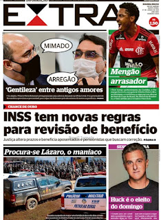 Leia o Jornal Extra do dia 17.06.2021