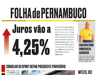 Leia o Jornal Folha de Pernambuco do dia 17.06.2021