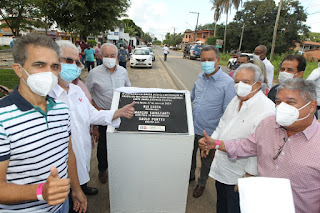 Em Santo Amaro, Rui entrega ampliação do sistema de esgotamento e autoriza outras obras; investimentos somam R$ 100 milhões