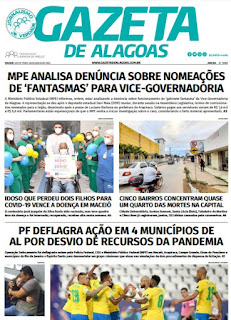 Leia o Jornal Gazeta de Alagoas dia 27.04.2021