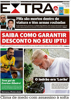 Leia o Jornal Extra dia 27.04.2021