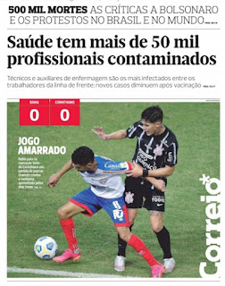 Leia o Jornal Correio da Bahia do dia 21.06.2021