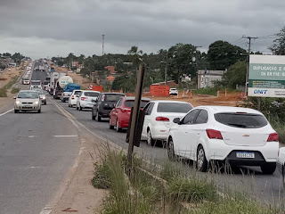 Estradas da Bahia estão com movimento de carros como se não tivesse pandemia do Covid