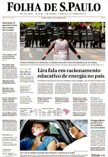 Leia o Jornal Folha de São Paulo do dia 23.06.2021