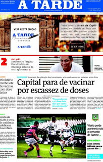 Leia o Jornal A Tarde do dia 23.06.2021