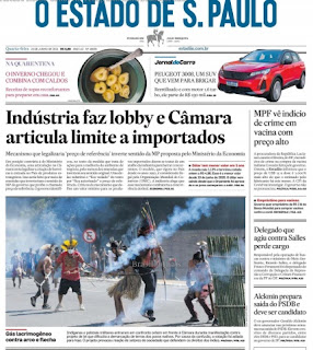 Leia o Jornal Estadão do dia 23.06.2021